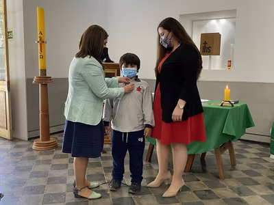 Ceremonia Imposición Insignias 1° Básico A