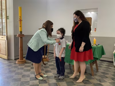 Ceremonia Imposición Insignias 1° Básico A