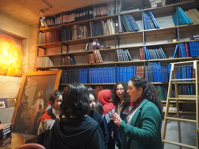 Visita Archivo del Colegio - 5° Básicos.