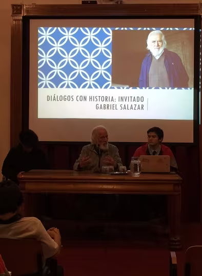 Charla Gabriel Salazar, Premio Nacional de Historia 2006
