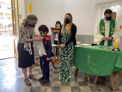 Ceremonia Imposición Insignias 1° Básico C