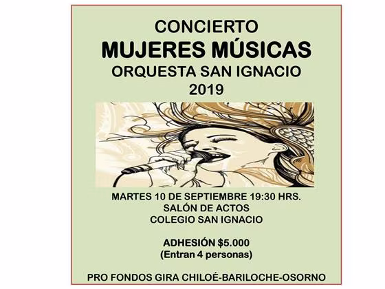 Concierto "Mujeres Músicas"