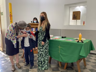 Ceremonia Imposición Insignias 1° Básico C