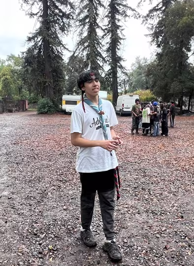 Campamento Scout.-
