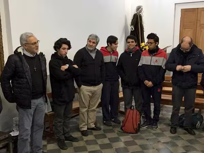 Reunión IVº Medios con obispo