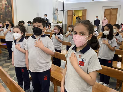 Ceremonia Imposición Insignias 1° Básico A