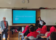 Estudiantes de Cuarto Ciclo participaron en jornadas de reflexión sobre convivencia escolar y Reglamento Interno