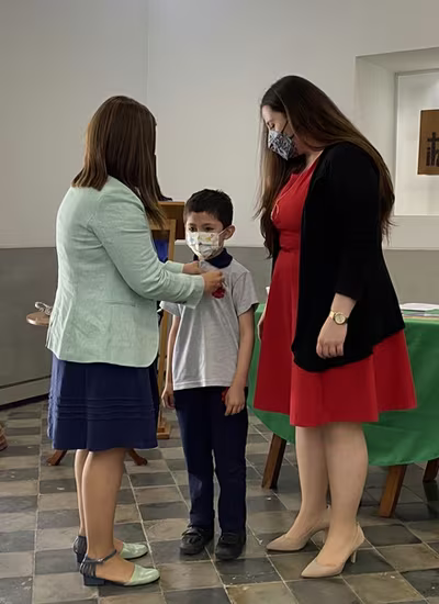 Ceremonia Imposición Insignias 1° Básico A