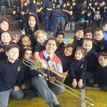 Orquesta San Ignacio en Colegios de M. de Santiago