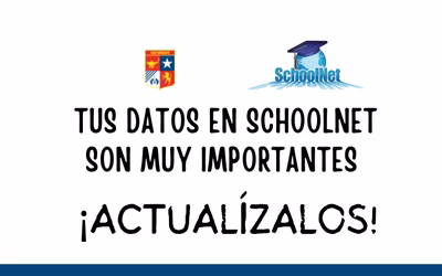 ¡Actualiza tus datos en Schoolnet!