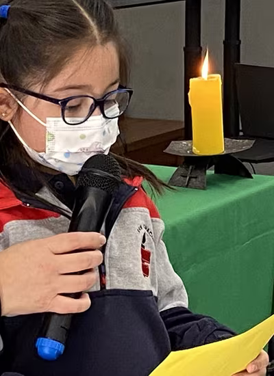 Ceremonia Imposición Insignias 1° Básico C