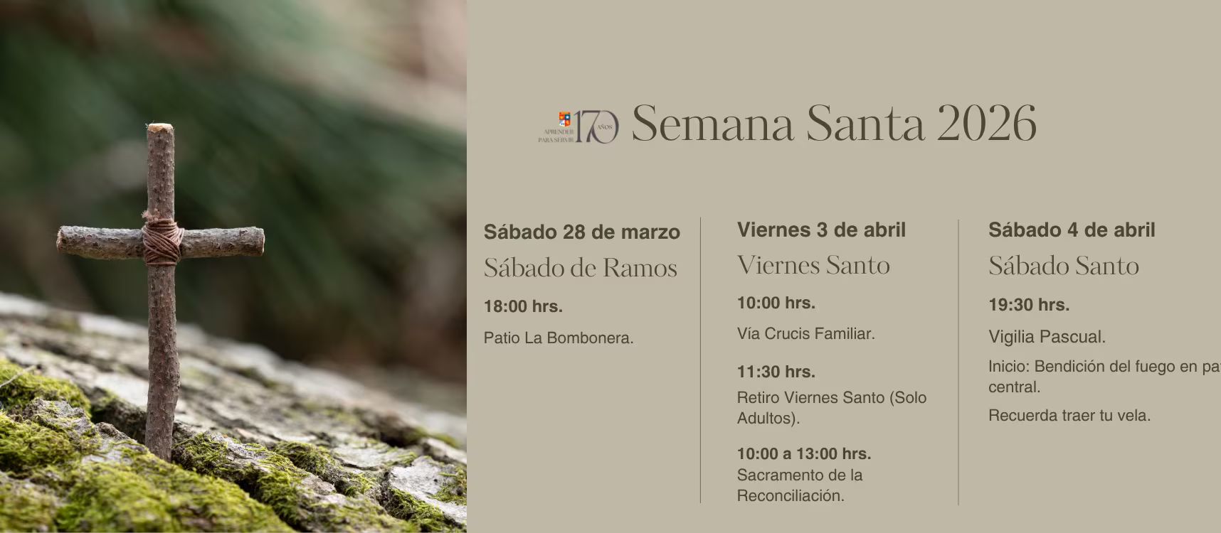 Semana Santa en el Colegio San Ignacio