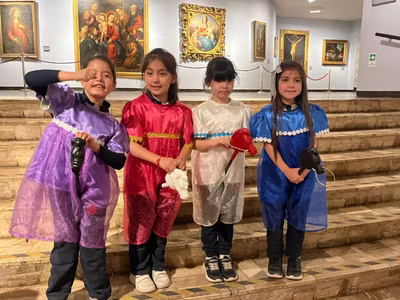 Los 1°básicos visitan el Museo del Carmen de Maipú