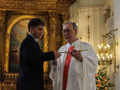 Misa Entrega de Cruces IV°Medios 2025