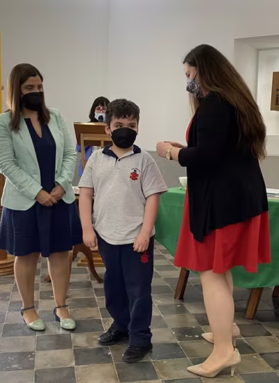 Ceremonia Imposición Insignias 1° Básico A