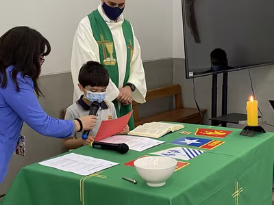 Ceremonia Imposición Insignias 1° Básico C