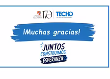 Juntos construimos esperanza: gracias por hacerlo posible