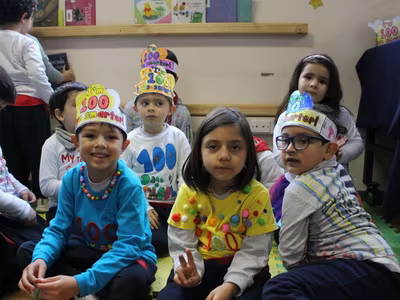 ¡Celebramos los 100 días de clases en Kínder!