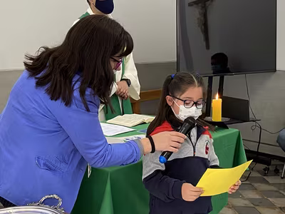 Ceremonia Imposición Insignias 1° Básico C