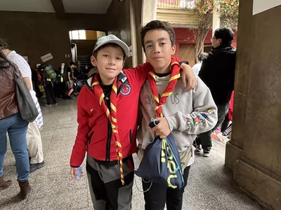 Campamento Scout.-