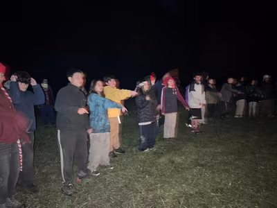 Campamento Scout.-