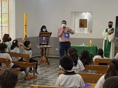 Ceremonia Imposición Insignias 1° Básico A