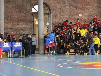 Harlem Globetrotters en el Colegio San Ignacio