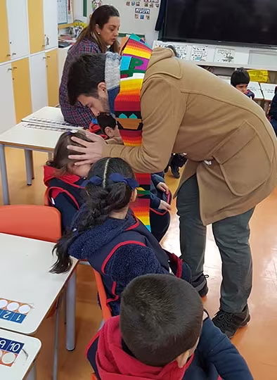 Visita del P. Germán Méndez S.J. a cursos