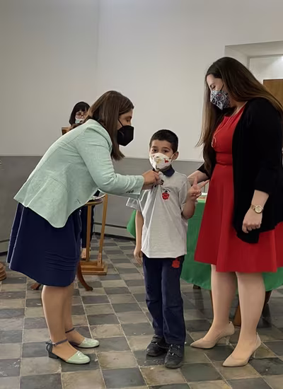 Ceremonia Imposición Insignias 1° Básico A