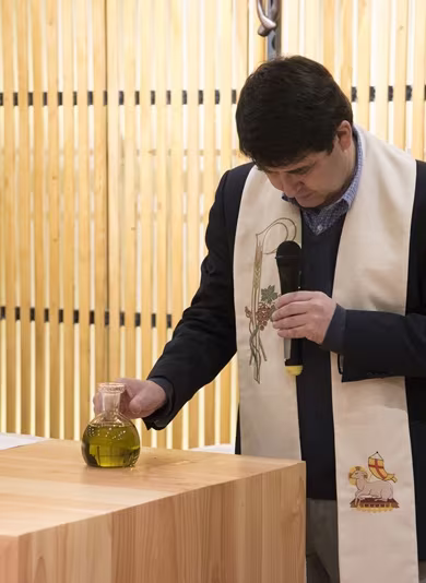 Bendición e Inauguración de Nuevos Espacios-.