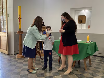 Ceremonia Imposición Insignias 1° Básico A