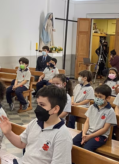 Ceremonia Imposición Insignias 1° Básico A