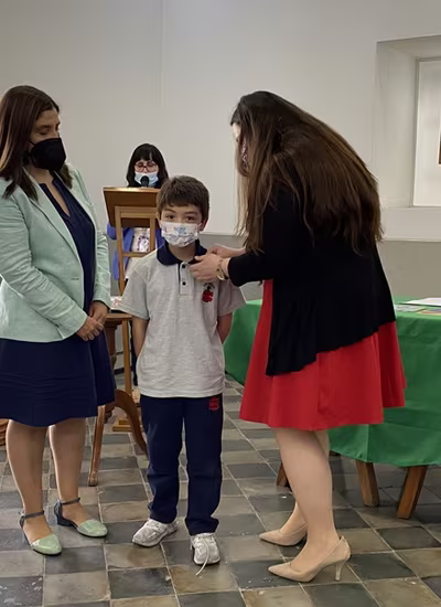 Ceremonia Imposición Insignias 1° Básico A