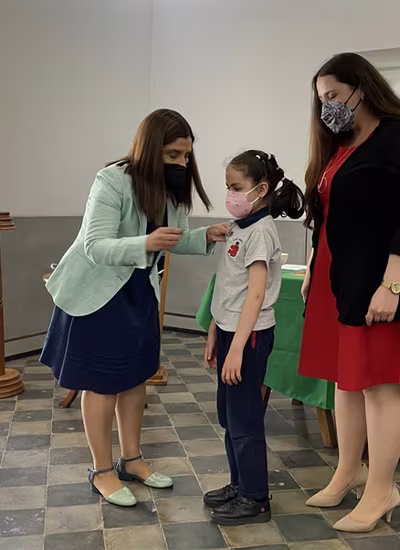 Ceremonia Imposición Insignias 1° Básico A