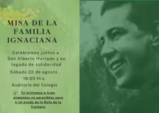 Misa de la Familia Ignaciana - 22 de agosto 2026
