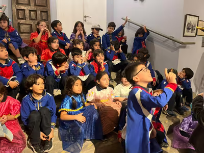 Los 1°básicos visitan el Museo del Carmen de Maipú