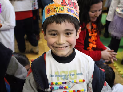 ¡Celebramos los 100 días de clases en Kínder!