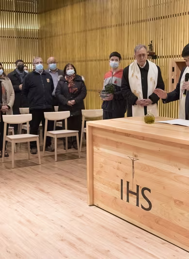 Bendición e Inauguración de Nuevos Espacios-.