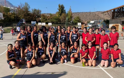 Primer Partido Amistoso - Selección  Femenina de Básquetbol, Categoría Mini-.
